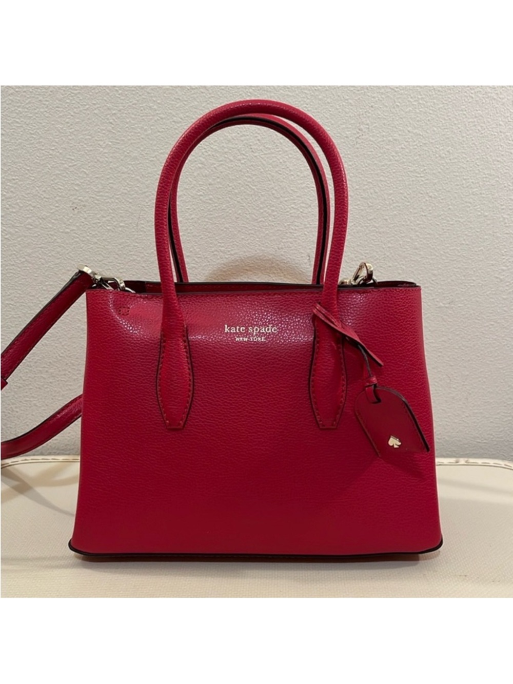 NWT Kate Spade Red Two Way Bag